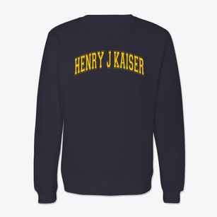Henry J Kaiser Elementary School Varsity Arch Crewneck Sweatshirt
