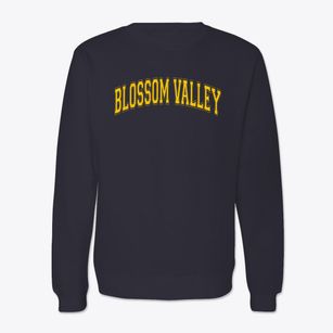 Blossom Valley Elementary School Varsity Arch Crewneck Sweatshirt