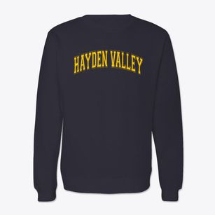Hayden Valley Elementary School Varsity Arch Crewneck Sweatshirt