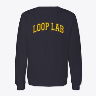 Loop Lab School Varsity Arch Crewneck Sweatshirt
