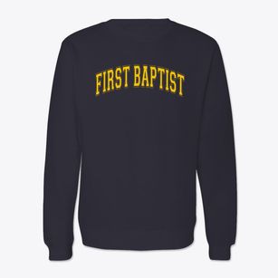 First Baptist Christian School Varsity Arch Crewneck Sweatshirt