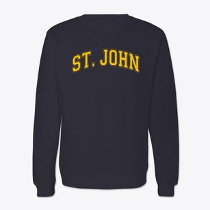 Saint John Elementary School Varsity Arch Crewneck Sweatshirt