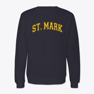 Saint Mark Elementary School Varsity Arch Crewneck Sweatshirt