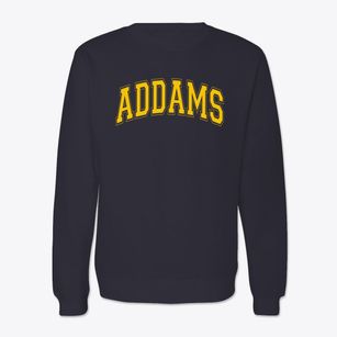 Addams Middle School Varsity Arch Crewneck Sweatshirt