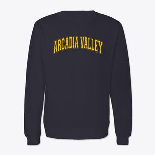 Arcadia Valley Area Vocational School Varsity Arch Crewneck Sweatshirt