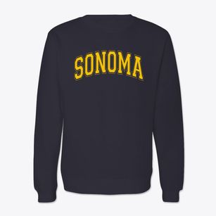 Sonoma Country Day School Varsity Arch Crewneck Sweatshirt
