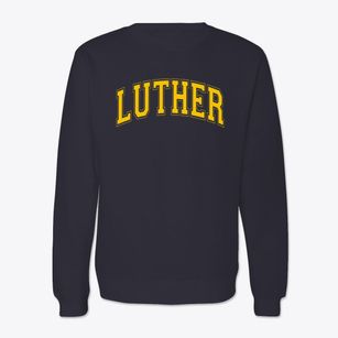 Luther Memorial School Varsity Arch Crewneck Sweatshirt