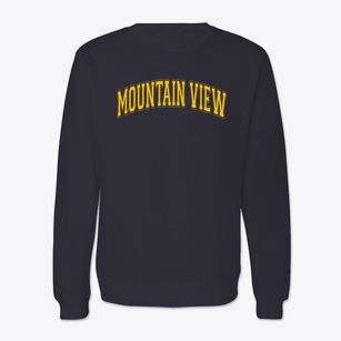 Mountain View Elementary School Varsity Arch Crewneck Sweatshirt