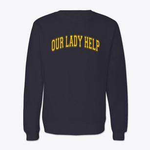Our Lady Help Of Christians School Varsity Arch Crewneck Sweatshirt