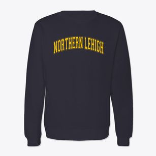 Northern Lehigh High School Varsity Arch Crewneck Sweatshirt