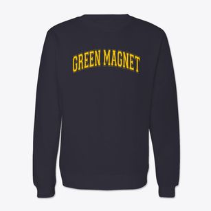 Green Magnet Math & Science Academy Varsity Arch Crewneck Sweatshirt