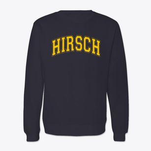 Hirsch Elementary School Varsity Arch Crewneck Sweatshirt