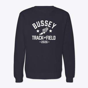 Bussey Middle School Track and Field Crewneck Sweatshirt