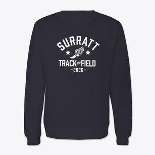 Surratt Elementary School Track and Field Crewneck Sweatshirt