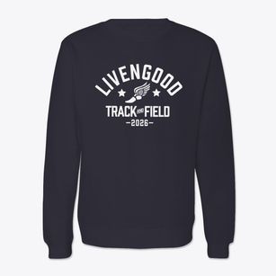 Livengood High School Track and Field Crewneck Sweatshirt