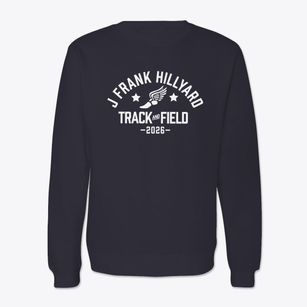 J Frank Hillyard Middle School Track and Field Crewneck Sweatshirt
