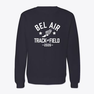 Bel Air Elementary School Track and Field Crewneck Sweatshirt