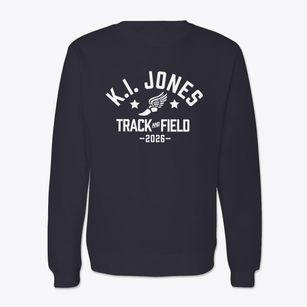 K.i. Jones Elementary School Track and Field Crewneck Sweatshirt