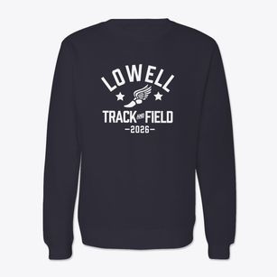 Lowell Elementary School Track and Field Crewneck Sweatshirt