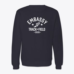 Embassy Education Center Track and Field Crewneck Sweatshirt