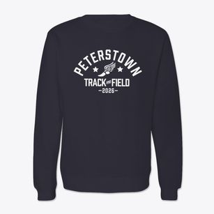 Peterstown Middle School Track and Field Crewneck Sweatshirt