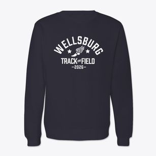 Wellsburg Middle School Track and Field Crewneck Sweatshirt