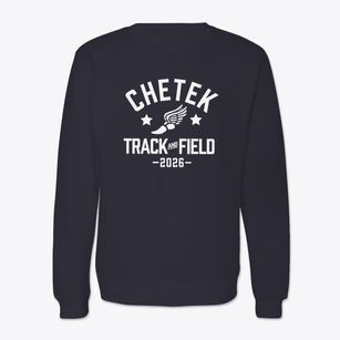 Chetek High School Track and Field Crewneck Sweatshirt