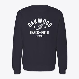 Oakwood Elementary School Track and Field Crewneck Sweatshirt