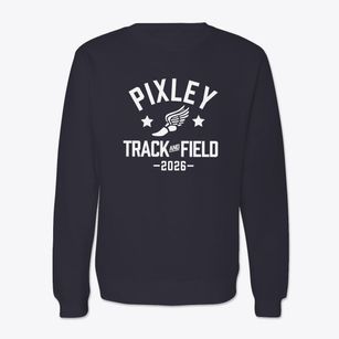 Pixley Elementary School Track and Field Crewneck Sweatshirt