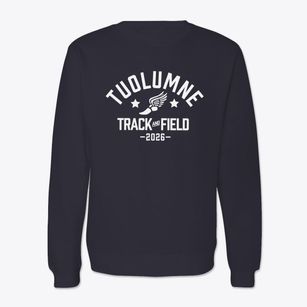 Tuolumne Elementary School Track and Field Crewneck Sweatshirt