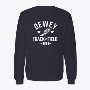 Dewey Elementary School Track and Field Crewneck Sweatshirt