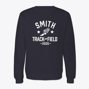 Smith Elementary School Track and Field Crewneck Sweatshirt