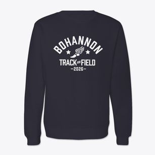 Bohannon Middle School Track and Field Crewneck Sweatshirt