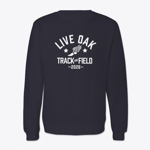 Live Oak Elementary School Track and Field Crewneck Sweatshirt
