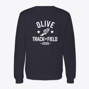 Olive Christian School Track and Field Crewneck Sweatshirt