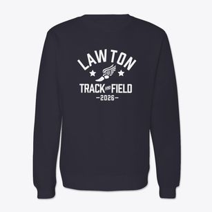 Lawton Alternative School Track and Field Crewneck Sweatshirt