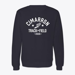 Cimarron Elementary School Track and Field Crewneck Sweatshirt
