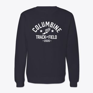Columbine Elementary School Track and Field Crewneck Sweatshirt