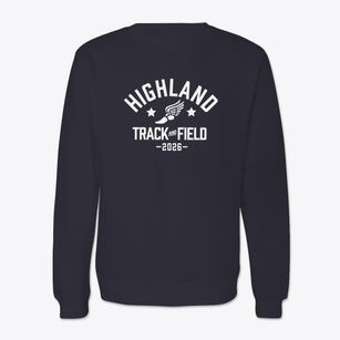 Highland Elementary School Track and Field Crewneck Sweatshirt