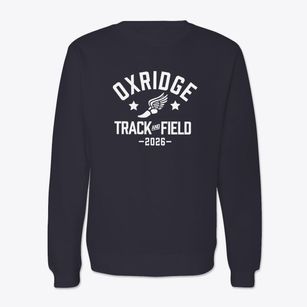Oxridge School Track and Field Crewneck Sweatshirt