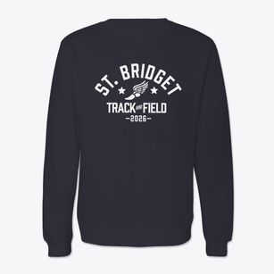 Saint Bridget School Track and Field Crewneck Sweatshirt