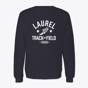 Laurel Middle School Track and Field Crewneck Sweatshirt