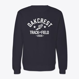 Oakcrest Elementary School Track and Field Crewneck Sweatshirt