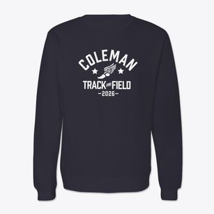 Coleman Middle School Track and Field Crewneck Sweatshirt