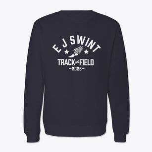 E J Swint Elementary School Track and Field Crewneck Sweatshirt
