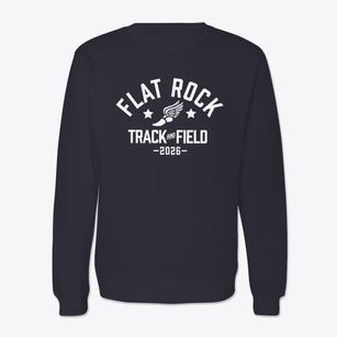 Flat Rock Elementary School Track and Field Crewneck Sweatshirt
