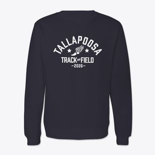 Tallapoosa High School Track and Field Crewneck Sweatshirt