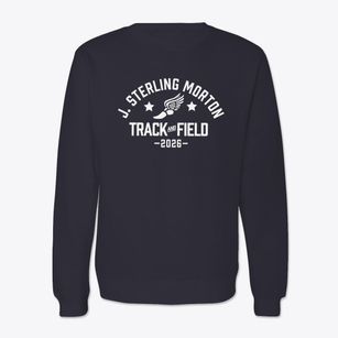 J. Sterling Morton East Track and Field Crewneck Sweatshirt