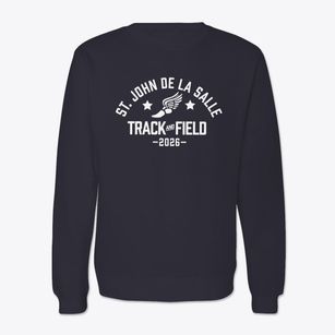 Saint John De La Salle School Track and Field Crewneck Sweatshirt