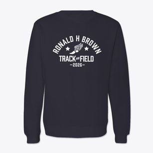 Ronald H Brown Community Academy Track and Field Crewneck Sweatshirt
